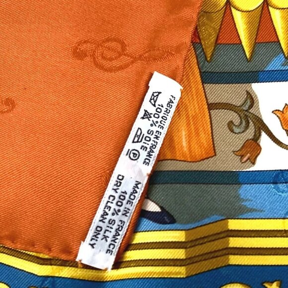 HERMES Carre90 ORGAUPHONE AND MECHANIQUES instruments Scarf Unused - Picture 11 of 14